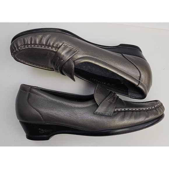 SAS Tripad Comfort Slip On Shoes Loafers Leather Upper Womens Size 5.5W *Read* - Picture 3 of 12